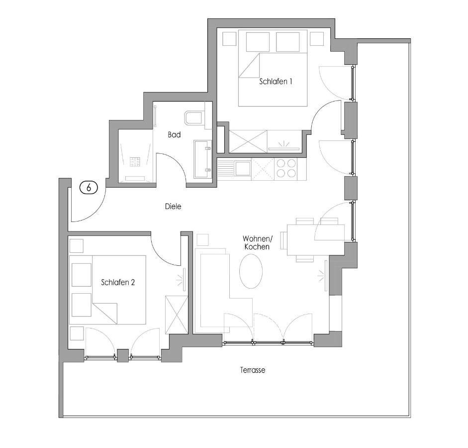 Ferienwohnung Haus Insulaner Tolle 6 Norderney Exterior foto